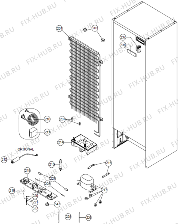 Схема №1 NRF71433W (248710, GN465MCEX.STK) с изображением Компрессор для холодильной камеры Gorenje 254915