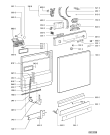Схема №1 GSFH 3970 IN с изображением Обшивка для посудомоечной машины Whirlpool 480140101002