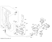 Схема №1 SMI53E02TC с изображением Передняя панель для посудомойки Bosch 00746445