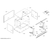 Схема №3 EB333910 Gaggenau с изображением Внутренняя крышка для электропечи Bosch 12013661