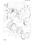 Схема №2 AB536T1AG (F016474) с изображением Обшивка для стиралки Indesit C00054805