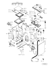 Схема №1 5 TL 415 A с изображением Обшивка для стиралки Whirlpool 481945328232