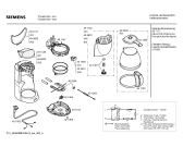 Схема №1 TKA1411 с изображением Стеклянная колба для кофеварки (кофемашины) Siemens 00439239