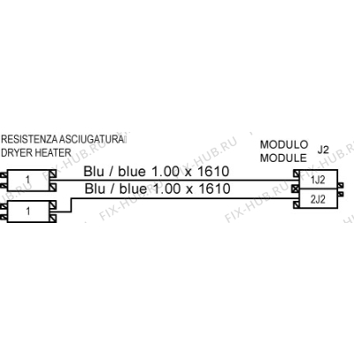 Электролиния для стиральной машины Indesit C00093716 в гипермаркете Fix-Hub