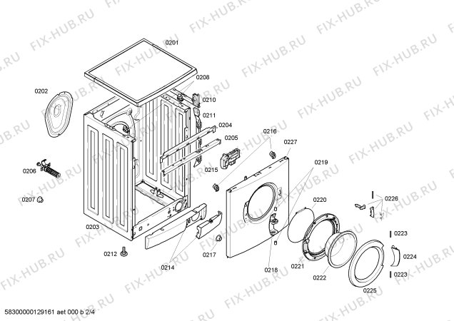 Схема №2 CM1020CTR с изображением Вкладыш в панель для стиралки Bosch 00655065