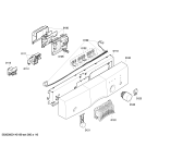 Схема №2 SRS43C32GB с изображением Передняя панель для посудомоечной машины Bosch 00700101