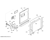 Схема №1 S44M45B0DE с изображением Передняя панель для посудомойки Bosch 00647558
