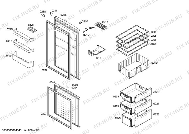 Схема №1 KG33VV48 с изображением Дверь для холодильника Siemens 00247345