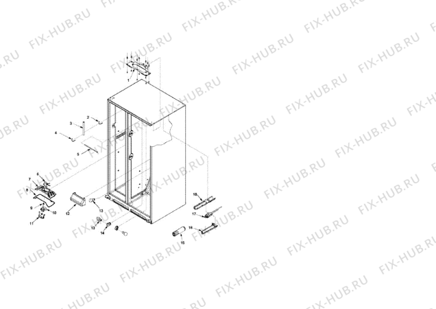 Схема №1 XRSS267BB (F092701) с изображением Блок управления для стиральной машины Indesit C00374423