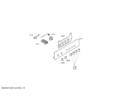 Схема №1 4HF415X с изображением Кнопка для электропечи Bosch 00610987