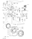 Схема №1 WA PURE ST 34 FLD с изображением Декоративная панель для стиральной машины Whirlpool 480111102237
