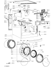Схема №1 WAE 9140 с изображением Модуль (плата) для стиралки Whirlpool 481010698016