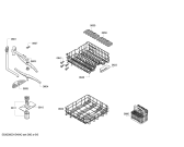 Схема №5 SMS50E78EU с изображением Передняя панель для посудомойки Bosch 00678318