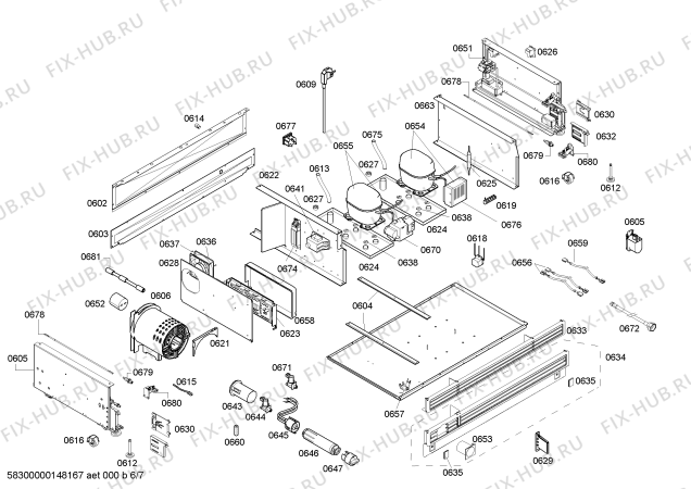 Схема №2 CIB30MIIR5 с изображением Льдогенератор для холодильной камеры Bosch 00679235