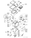 Схема №1 AWA 5105 с изображением Декоративная панель для стиральной машины Whirlpool 481245212169