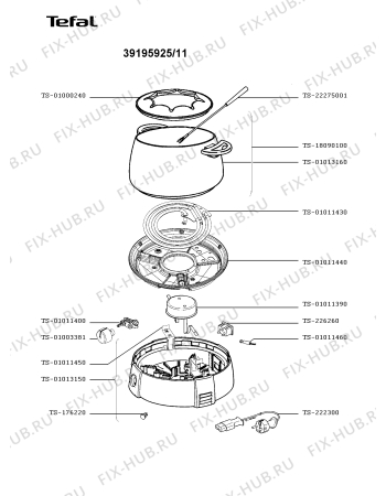 Схема №1 3919592 с изображением Запчасть Tefal TS-01000240