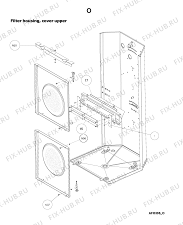 Схема №10 AFO 395 с изображением Всякое для составляющей Whirlpool 482000001411