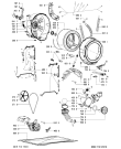 Схема №1 AWM 8900-D с изображением Резервуар для стиралки Whirlpool 481241818449