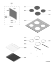 Схема №1 ACM 812 WH с изображением Обшивка для духового шкафа Whirlpool 482000000043