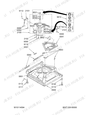 Схема №3 4KMTW5955TW1 с изображением Всякое для стиральной машины Whirlpool 480110100212