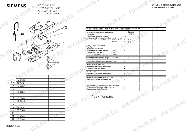 Схема №1 KT17L05 с изображением Поднос для холодильной камеры Siemens 00356182