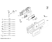 Схема №2 WM10E360EP с изображением Панель управления для стиралки Siemens 00676595
