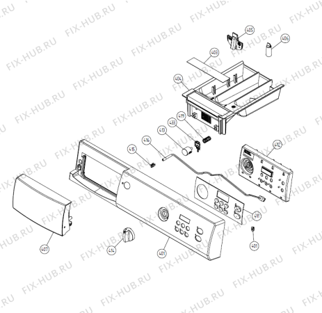 Взрыв-схема стиральной машины Gorenje FTL 46 SF   -Titanium (900003297, WM50) - Схема узла 04