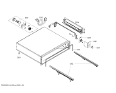 Схема №1 WS260110 с изображением Выдвижной ящик для духового шкафа Bosch 00473456