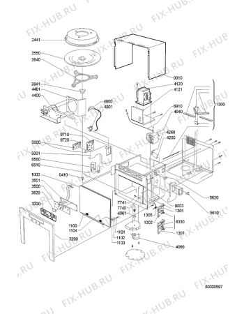 Схема №1 MW SE 55 с изображением Сенсорная панель для микроволновки Whirlpool 481245350178