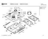 Схема №1 T2484S0EU Neff с изображением Решетка для плиты (духовки) Bosch 00435803