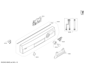 Схема №1 VVD25W10EU с изображением Панель управления для посудомойки Bosch 00742777