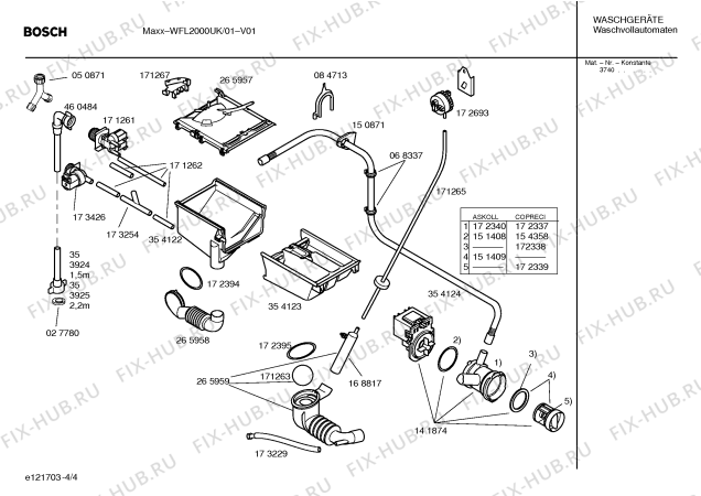 Взрыв-схема стиральной машины Bosch WFL2000UK WFL2000 - Схема узла 04