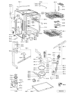 Схема №1 ADP 4300/1 WH с изображением Панель для посудомоечной машины Whirlpool 481245373376