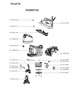 Схема №1 DG8686F0/23 с изображением Рукоятка для утюга (парогенератора) Rowenta CS-00147495
