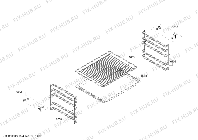 Схема №1 PHCB125K20 с изображением Ручка конфорки для духового шкафа Bosch 00637549