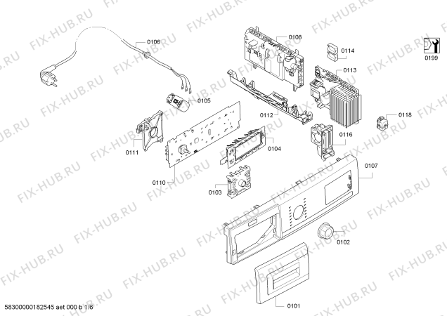 Схема №2 WTY88703 HomeProfessional SelfCleaning Condenser A+++ с изображением Люк для сушильной машины Bosch 11004531