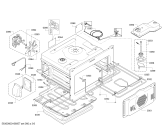 Схема №1 HBC86P723 с изображением Панель управления для электропечи Bosch 00703688