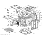 Схема №1 HBE5451UC Bosch с изображением Кабель для плиты (духовки) Bosch 12006245