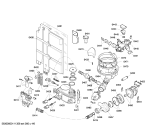 Схема №2 SE20S050EU Aqua Vario, @ с изображением Рамка для электропосудомоечной машины Siemens 00446184
