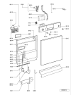 Схема №1 ADP 4300 с изображением Панель для посудомоечной машины Whirlpool 481245372445