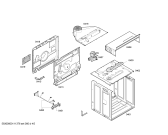 Схема №2 CH10152 energy с изображением Передняя часть корпуса для плиты (духовки) Bosch 00444653