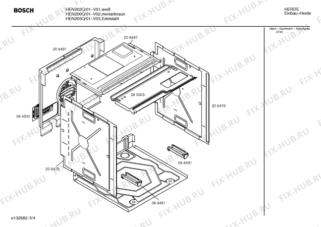 Схема №2 HEN202Q с изображением Инструкция по эксплуатации для духового шкафа Bosch 00522028
