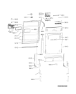 Схема №1 ADG 7653/1 A++ с изображением Микромодуль для посудомоечной машины Whirlpool 481010607124