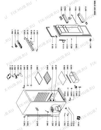 Схема №1 WM1830 A++W с изображением Вноска для холодильника Whirlpool 480131100758