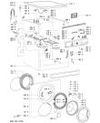 Схема №1 AWO 8146 с изображением Модуль (плата) для стиральной машины Whirlpool 481221470181