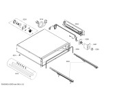 Схема №1 WS261130 с изображением Панель для духового шкафа Bosch 00473450