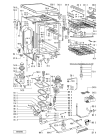 Схема №1 ADP 5962 NA с изображением Обшивка для посудомоечной машины Whirlpool 481245371127