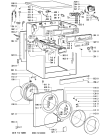 Схема №1 WA 2300-B с изображением Обшивка для стиралки Whirlpool 481245210252