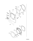 Схема №1 ASL60VEX (F030651) с изображением Обшивка для стиралки Indesit C00113960