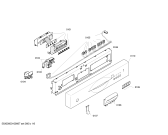Схема №2 SGS55M04FF с изображением Панель управления для посудомойки Bosch 00440484